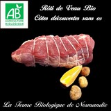 Roti de veau bio cotes découvertes